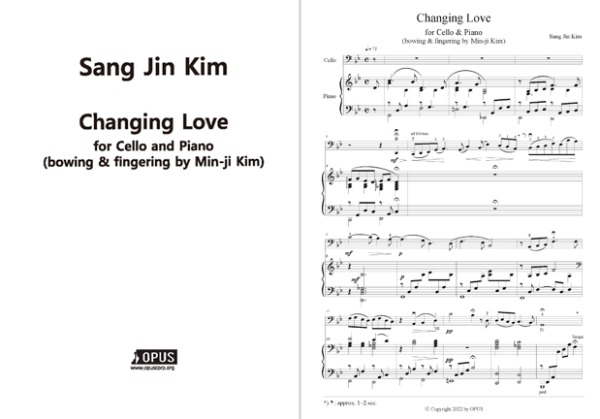 Changing Love for Cello and Piano (bowing &amp; fingering by Min-ji Kim)