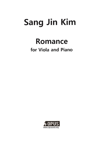 Sangjin Kim : Romance for Viola and Piano